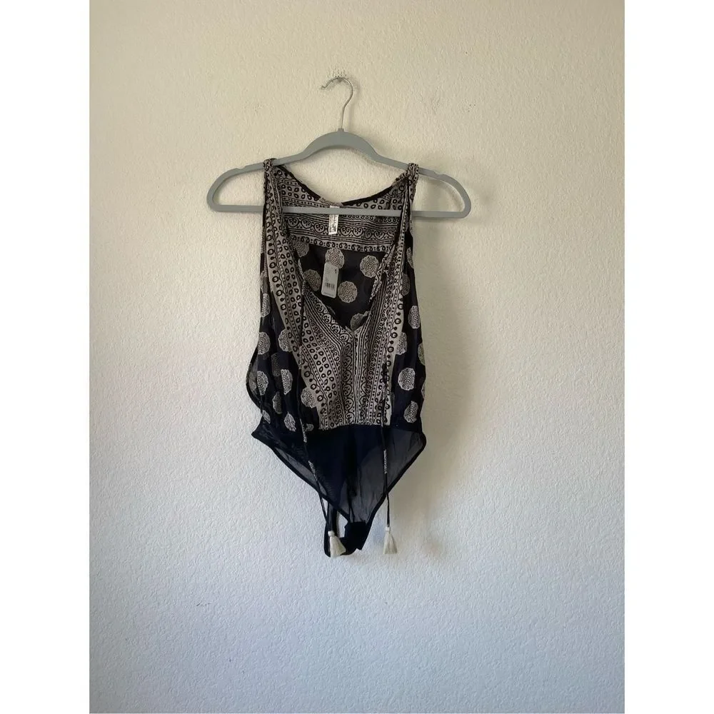 NWT Free People Soul Of The Sun Bodysuit Boho size‎ xs